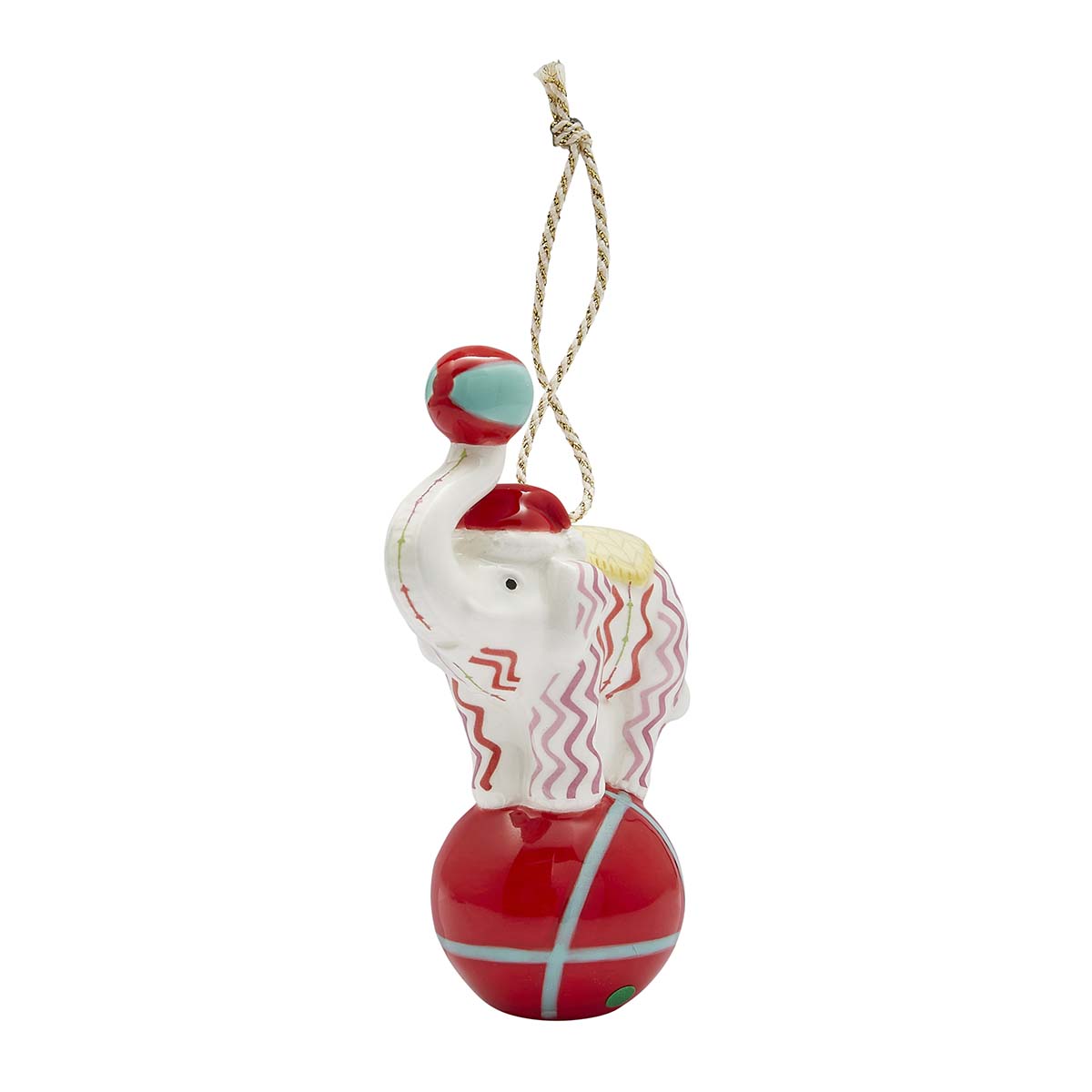 Kit Kemp Rik Rak Elephant Ornament image number null